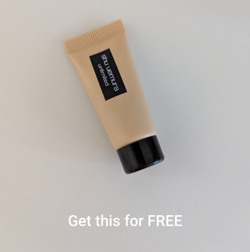 FREE Add-on💫Shu Uemura Unlimited Foundation Sample Shade 584